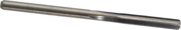 M.A. Ford - #24 Solid Carbide 4 Flute Chucking Reamer - Straight Flute, 0.143" Straight Shank, 3/4" Flute Length, 2-1/2" OAL - Best Tool & Supply