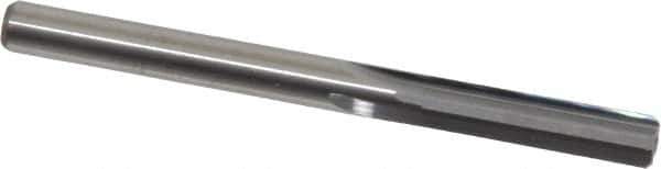 M.A. Ford - 1/4" Solid Carbide 4 Flute Chucking Reamer - Straight Flute, 0.244" Straight Shank, 1" Flute Length, 3" OAL - Best Tool & Supply