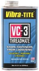 Vibra-Tite - 8.5 oz Can, Red, Low Strength Threadlocker - Series VC-3, 24 hr Full Cure Time, Hand Tool, Heat Removal - Best Tool & Supply