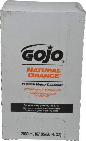 GOJO - 2 L Bag-in-Box Refill Liquid Hand Cleaner - General Duty, White, Orange Scent - Best Tool & Supply