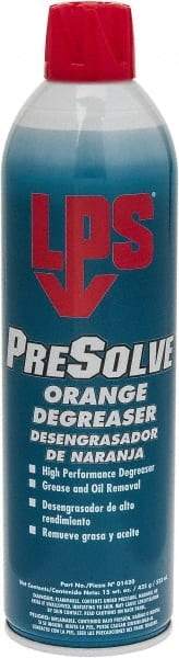 LPS - 20 oz Aerosol Cleaner/Degreaser - Aerosol, Orange - Best Tool & Supply