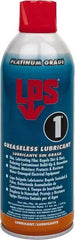 LPS - 16 oz Aerosol Dry Film Penetrant/Lubricant - Clear Yellow, Food Grade - Best Tool & Supply