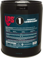 LPS - 5 Gal Pail Dry Film Penetrant/Lubricant - Clear Yellow, Food Grade - Best Tool & Supply