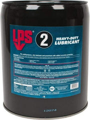 LPS - 5 Gal Pail Nondrying Film Lubricant - Clear Amber, Food Grade - Best Tool & Supply