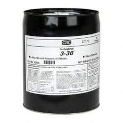 CRC - 5 Gal Pail Nondrying Film Penetrant/Lubricant - Blue/Green & Clear, -50°F to 250°F, Food Grade - Best Tool & Supply