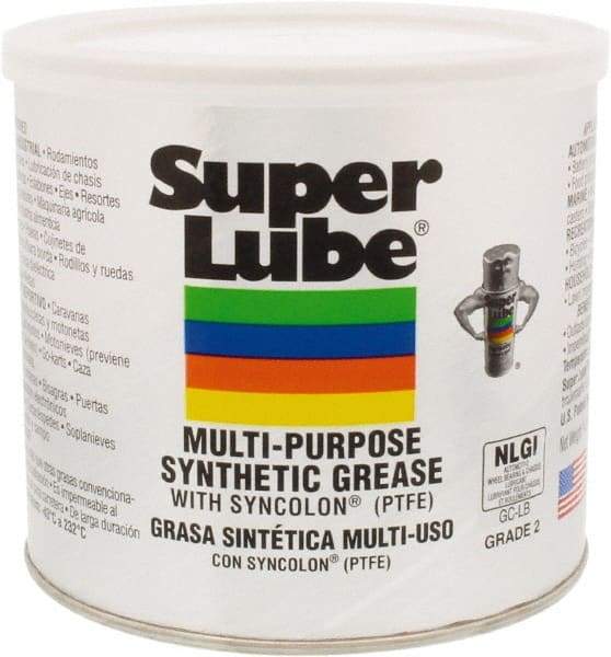 Synco Chemical - 400 g Can Synthetic General Purpose Grease - Translucent White, Food Grade, 450°F Max Temp, NLGIG 2, - Best Tool & Supply