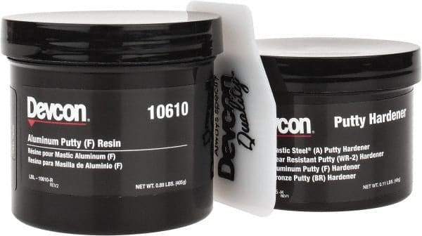 Devcon - 1 Lb Pail Two Part Epoxy - 60 min Working Time, 2,600 psi Shear Strength - Best Tool & Supply