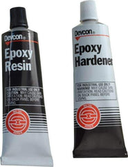 Devcon - 6.5 oz Tube Two Part Epoxy - 60 min Working Time, 2,500 psi Shear Strength - Best Tool & Supply