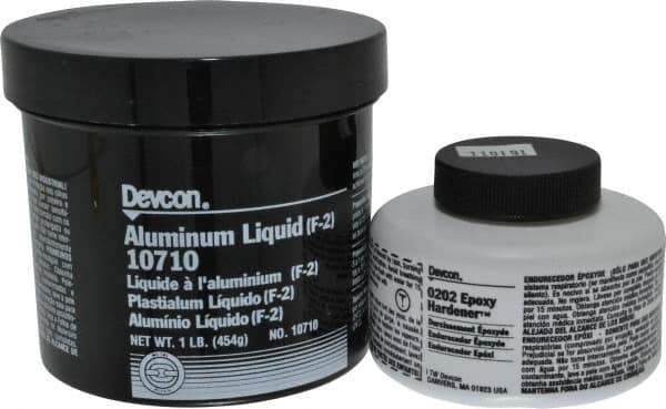 Devcon - 1 Lb Pail Two Part Epoxy - 75 min Working Time, 2,700 psi Shear Strength - Best Tool & Supply