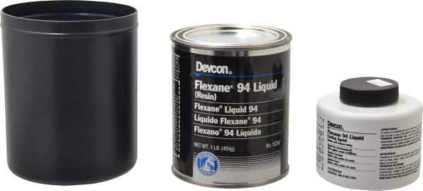 Devcon - 1 Lb Pail Two Part Urethane Adhesive - 10 min Working Time, 2,800 psi Shear Strength - Best Tool & Supply