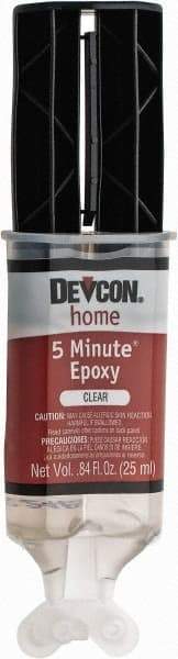 Devcon - 25 mL Cartridge Two Part Epoxy - 4 to 5 min Working Time - Best Tool & Supply