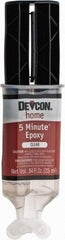 Devcon - 25 mL Cartridge Two Part Epoxy - 4 to 5 min Working Time - Best Tool & Supply