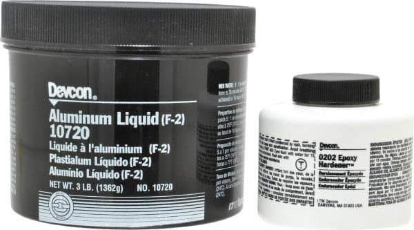 Devcon - 3 Lb Pail Two Part Epoxy - 75 min Working Time, 2,700 psi Shear Strength - Best Tool & Supply