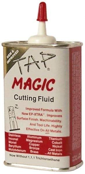 Tap Magic - Tap Magic Aluminum, 55 Gal Drum Cutting & Tapping Fluid - Semisynthetic, For Boring, Broaching, Drilling, Engraving, Facing, Milling, Reaming, Sawing, Threading, Turning - Best Tool & Supply