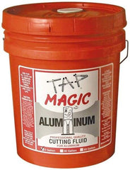 Tap Magic - Tap Magic Aluminum, 5 Gal Pail Cutting & Tapping Fluid - Semisynthetic, For Boring, Broaching, Drilling, Engraving, Facing, Milling, Reaming, Sawing, Threading, Turning - Best Tool & Supply