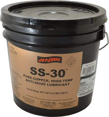 Jet-Lube - 10 Lb Pail High Temperature Anti-Seize Lubricant - Copper, -65 to 1,800°F, Copper Colored, Water Resistant - Best Tool & Supply