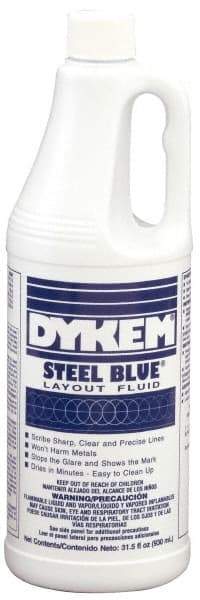 Dykem - Blue Layout Fluid - 930 ml Jug - Best Tool & Supply