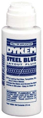 Dykem - Blue Layout Fluid - 2 Ounce Felt Tip Applicator - Best Tool & Supply