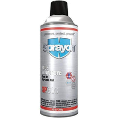 Sprayon - Blue Layout Fluid - 12 Ounce Aerosol Can - Best Tool & Supply