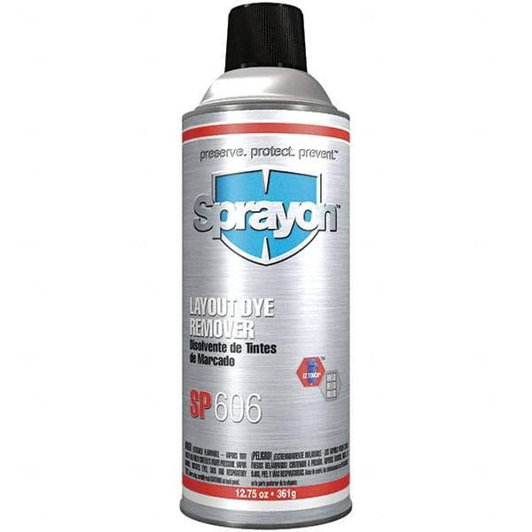 Sprayon - Layout Fluid Remover - 16 Ounce Aerosol Can, 12-3/4 Ounce Net Fill - Best Tool & Supply