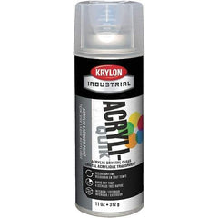 Krylon - Crystal Clear, 11 oz Net Fill, Gloss, Lacquer Spray Paint - 15 to 20 Sq Ft per Can, 11 oz Container, Use on Radios, Stereos & Other Electronic Units, Televisions - Best Tool & Supply