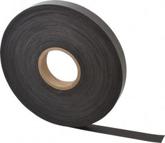 Mag-Mate - 200' Long x 1" Wide x 1/32" Thick Flexible Magnetic Strip - 8 Lb Max Pull Force, 4 Linear Ft/Lb Magnetic Pull Force, Plain Back - Best Tool & Supply