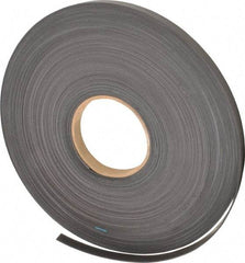 Mag-Mate - 100' Long x 1/2" Wide x 1/16" Thick Flexible Magnetic Strip - 6 Lb Max Pull Force, 3 Linear Ft/Lb Magnetic Pull Force, Plain Back - Best Tool & Supply