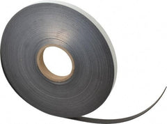 Mag-Mate - 100' Long x 3/4" Wide x 1/16" Thick Flexible Magnetic Strip - 10 Lb Max Pull Force, 5 Linear Ft/Lb Magnetic Pull Force, Adhesive Back - Best Tool & Supply