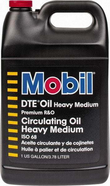 Mobil - 1 Gal Bottle Mineral Circulating Oil - SAE 20, ISO 68, 65.1 cSt at 40°C & 8.7 cSt at 100°F - Best Tool & Supply