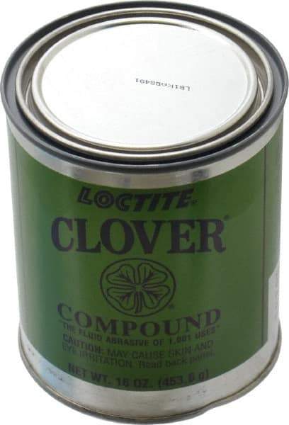 Loctite - 1 Lb Grease Compound - Compound Grade Ultra Fine, Grade 7A, 1,200 Grit, Black & Gray, Use on General Purpose - Best Tool & Supply