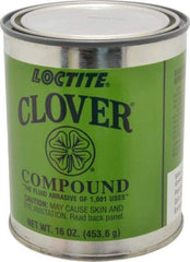 Loctite - 1 Lb Grease Compound - Compound Grade Super Fine, Grade 5A, 800 Grit, Black & Gray, Use on General Purpose - Best Tool & Supply