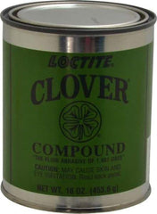 Loctite - 1 Lb Grease Compound - Compound Grade Coarse, Grade G, 80 Grit, Black & Gray, Use on General Purpose - Best Tool & Supply