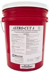 Monroe Fluid Technology - Astro-Cut A, 5 Gal Pail Cutting & Grinding Fluid - Water Soluble, For CNC Milling, Drilling, Tapping, Turning - Best Tool & Supply