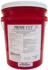 Monroe Fluid Technology - Prime Cut, 5 Gal Pail Cutting & Grinding Fluid - Water Soluble, For CNC Milling, Drilling, Tapping, Turning - Best Tool & Supply