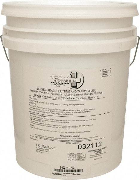 Monroe Fluid Technology - 5 Gal Pail Cutting & Tapping Fluid - Straight Oil - Best Tool & Supply