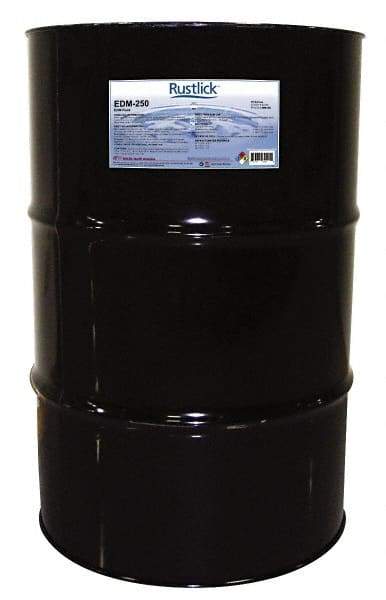 Rustlick - Rustlick EDM-250, 55 Gal Drum EDM/Dielectric Fluid - Straight Oil, For Electric Discharge Machining - Best Tool & Supply