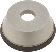 Made in USA - 5" Diam, 1-1/4" Hole Size, 1-3/4" Overall Thickness, 120 Grit, Tool & Cutter Grinding Wheel - Fine Grade, Diamond - Best Tool & Supply