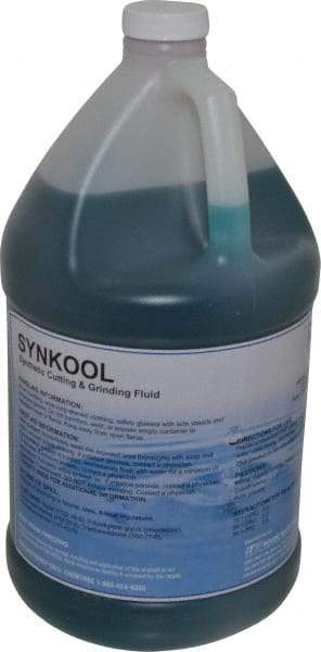 Made in USA - Syn-Kool, 1 Gal Bottle Cutting & Grinding Fluid - Synthetic - Best Tool & Supply