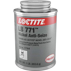 Loctite - 1 Lb Can High Temperature Anti-Seize Lubricant - Nickel, -54 to 2,399°F, Silver Colored, Water Resistant - Best Tool & Supply