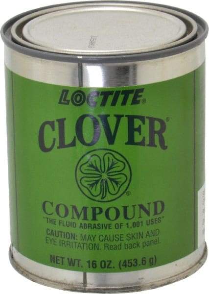 Loctite - 1 Lb Grease Compound - Compound Grade Very Fine, Grade C, 220 Grit, Black & Gray, Use on General Purpose - Best Tool & Supply