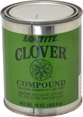 Loctite - 1 Lb Grease Compound - Compound Grade Very Fine, Grade C, 220 Grit, Black & Gray, Use on General Purpose - Best Tool & Supply