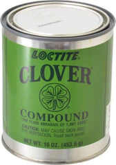 Loctite - 1 Lb Grease Compound - Compound Grade Super Fine, Grade 2A, 400 Grit, Black & Gray, Use on General Purpose - Best Tool & Supply