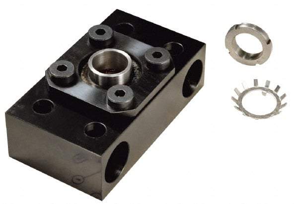 Nook Industries - Acme Screw Mount Bearing Support - For Bar Size 5/8-10" - Best Tool & Supply