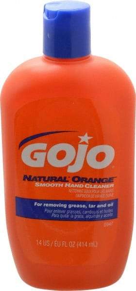 GOJO - 14 oz Squeeze Bottle Liquid Hand Cleaner - General Duty, Orange Scent - Best Tool & Supply