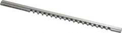 Dumont Minute Man - 2mm Keyway Width, Style A, Keyway Broach - High Speed Steel, Bright Finish, 1/8" Broach Body Width, 13/64" to 1-1/8" LOC, 5" OAL, 720 Lbs Pressure for Max LOC - Best Tool & Supply