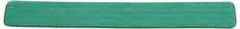 Rubbermaid - 48-1/2" Long x 5-1/2" Wide Microfiber Dust Mop Pad - Hook & Loop, Green - Best Tool & Supply