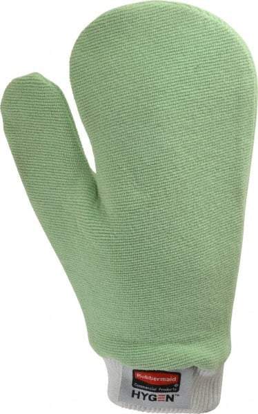 Rubbermaid - 11" Long Microfiber Cleaning & Dusting Mitt - Green, Multipurpose - Best Tool & Supply