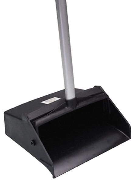 Ability One - 12" Wide Upright Dustpan - 32" Aluminum Handle - Best Tool & Supply