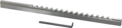 Value Collection - 5/32" Keyway Width, Style B, Keyway Broach - High Speed Steel, Bright Finish, 3/16" Broach Body Width, 19/64" to 1-11/16" LOC, 6-3/4" OAL - Best Tool & Supply