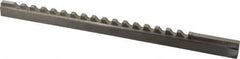 Value Collection - 5/16" Keyway Width, Style D, Keyway Broach - High Speed Steel, Bright Finish, 9/16" Broach Body Width, 1" to 6" LOC, 13-7/8" OAL - Best Tool & Supply